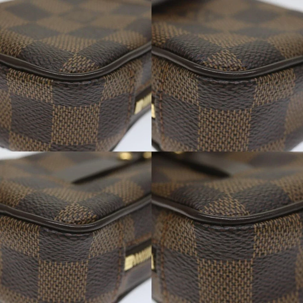 Louis Vuitton Damier Ebene Etui Okapi PM Pouch Brown